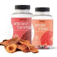 КОМБО из 3 видов мухоморов: микродозинг красный и пантерный, красный сушенный в вакуме КОМБО из 3 видов мухоморов: микродозинг красный и пантерный, красный сушенный в вакуме