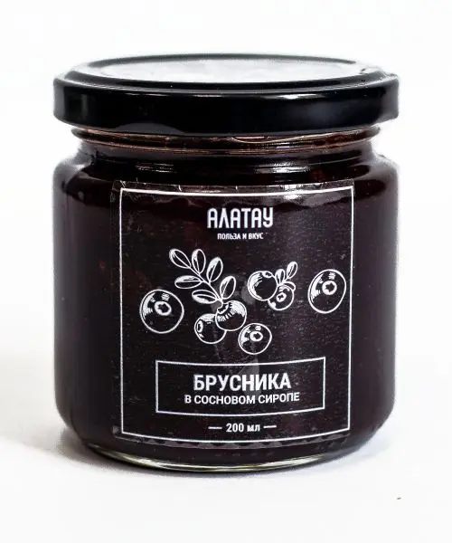 Брусника в сосновом сиропе, 200 мл Брусника в сосновом сиропе, 200 мл