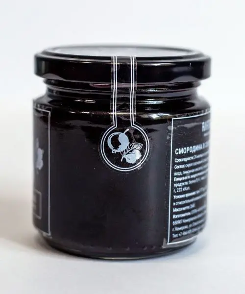 Черная смородина в сосновом сиропе, 200 мл Черная смородина в сосновом сиропе, 200 мл