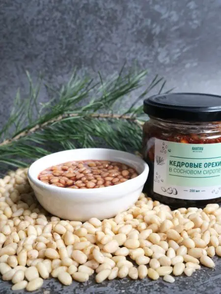 Кедровый орех в Сосновом сиропе, 200 мл Кедровый орех в Сосновом сиропе, 200 мл