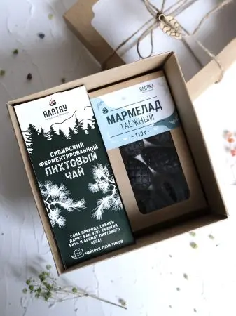 Подарочный набор «Сосновый №3» 4 в 1 (чай и мармелад) Подарочный набор «Сосновый №3» 4 в 1 (чай и мармелад)
