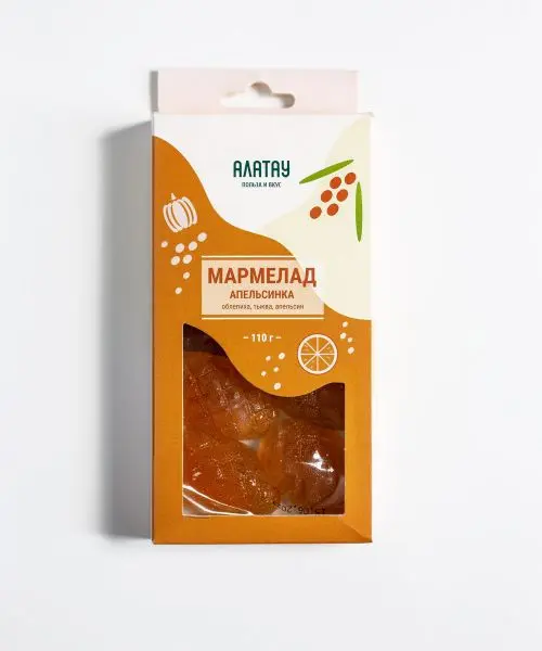 Мармелад фруктовый Апельсиновый, 110 гр Мармелад фруктовый Апельсиновый, 110 гр