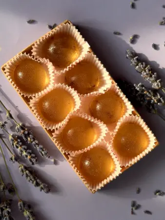 Мармелад цветочный Лаванда в крафтовой упаковке 100 г Мармелад цветочный Лаванда в крафтовой упаковке 100 г