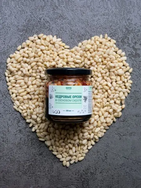 Кедровый орех в Сосновом сиропе, 200 мл Кедровый орех в Сосновом сиропе, 200 мл