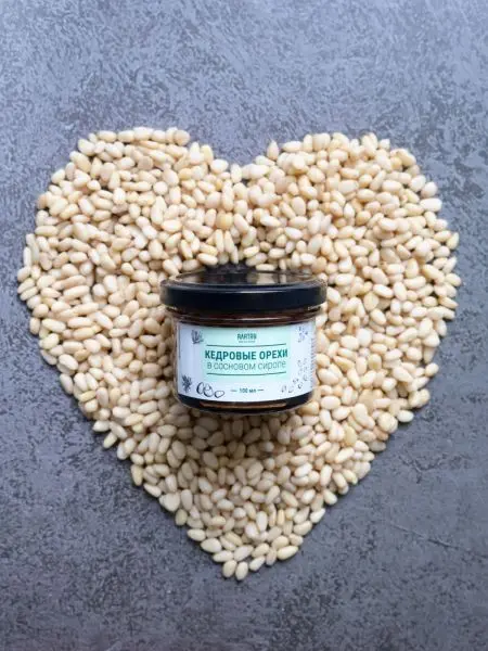 Кедровый орех в Сосновом сиропе, 100 мл Кедровый орех в Сосновом сиропе, 100 мл