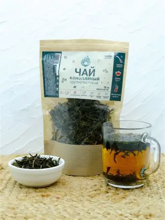 Чай Конопляный крупнолистовой, 30 гр Чай Конопляный крупнолистовой, 30 гр