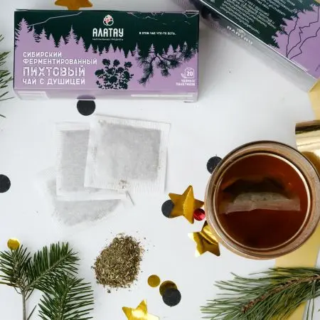 Чай пихтовый с душицей Чай пихтовый с душицей
