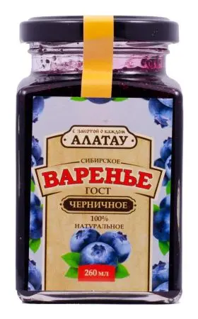 Варенье из Черники, 260 мл Варенье из Черники, 260 мл