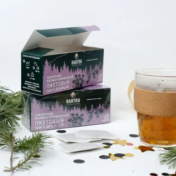 Чай пихтовый с душицей Чай пихтовый с душицей