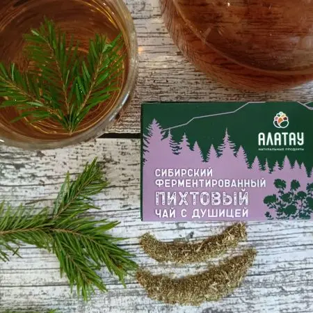 Чай пихтовый с душицей Чай пихтовый с душицей