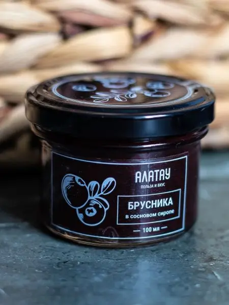 Брусника в сосновом сиропе, 100 мл Брусника в сосновом сиропе, 100 мл