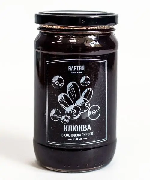 Клюква в сосновом сиропе, 350 мл Клюква в сосновом сиропе, 350 мл