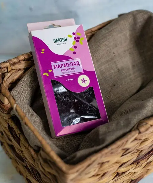 Мармелад ягодный Брусничка, 110г Мармелад ягодный Брусничка, 110г