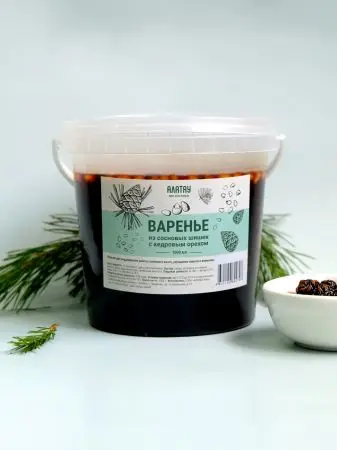 Варенье из сосновых шишек с кедровым орехом, 1 л Варенье из сосновых шишек с кедровым орехом, 1 л