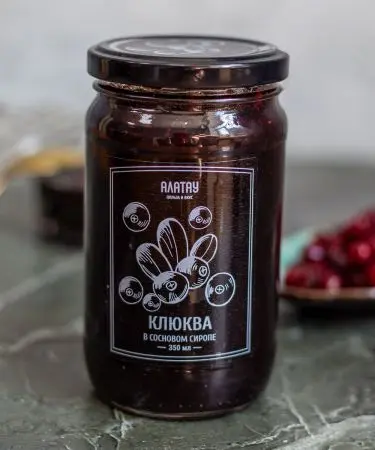 Клюква в сосновом сиропе, 350 мл Клюква в сосновом сиропе, 350 мл