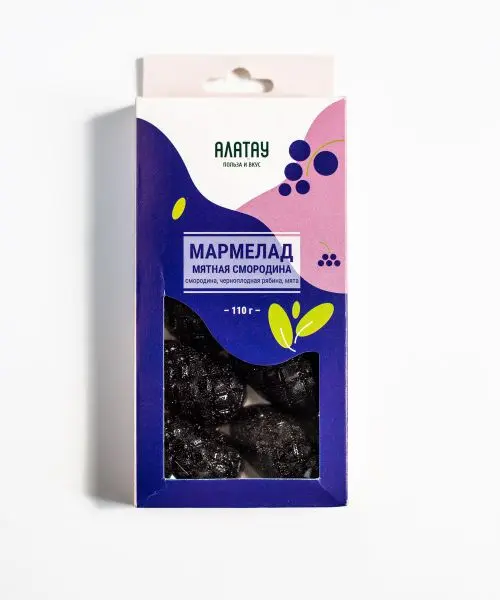 Мармелад ягодный Мятная смородина, 110 г Мармелад ягодный Мятная смородина, 110 г