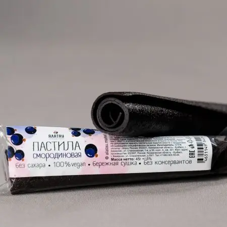 Пастила смородиновая (без сахара) 45 гр Пастила смородиновая (без сахара) 45 гр