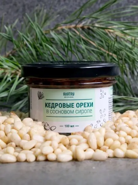 Кедровый орех в Сосновом сиропе, 100 мл Кедровый орех в Сосновом сиропе, 100 мл