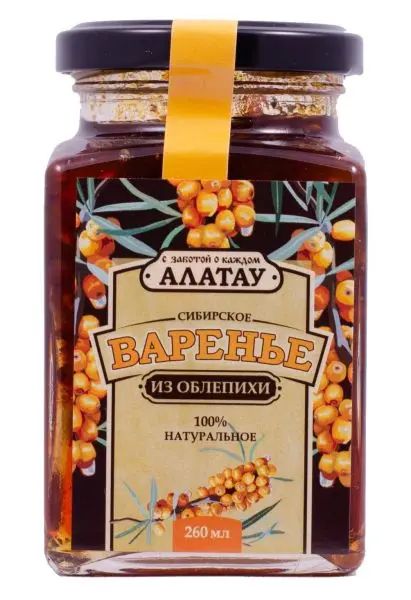 Варенье из Облепихи, 260 мл Варенье из Облепихи, 260 мл