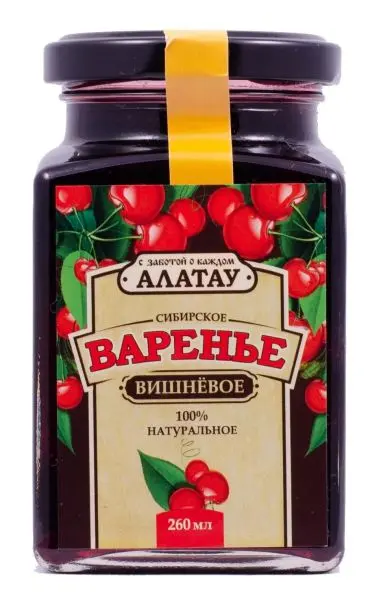 Варенье Вишневое, 260 мл Варенье Вишневое, 260 мл