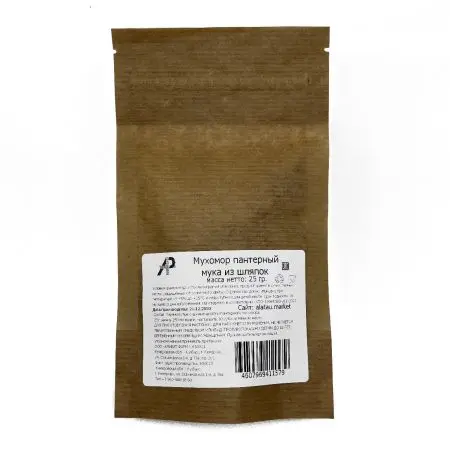 Мухомор Пантерный Мука из шляпок, 25 г Мухомор Пантерный Мука из шляпок, 25 г